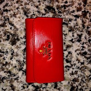 Prada card and key holder